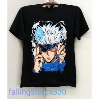 Camiseta Unissex de Anime Jujutsu Kaisen Personagem Satoru Gojo em Oferta na Shopee