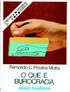 O Que é Burocracia Coleção Primeiros Passos 21 de Fernando C. P. Motta pela Brasiliense (1996)