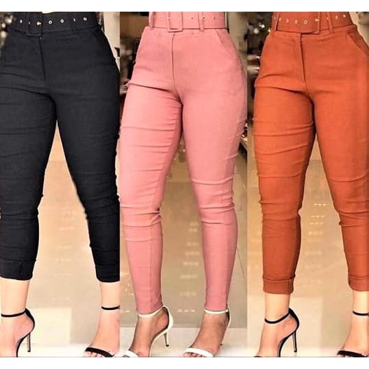 calcas de cintura alta