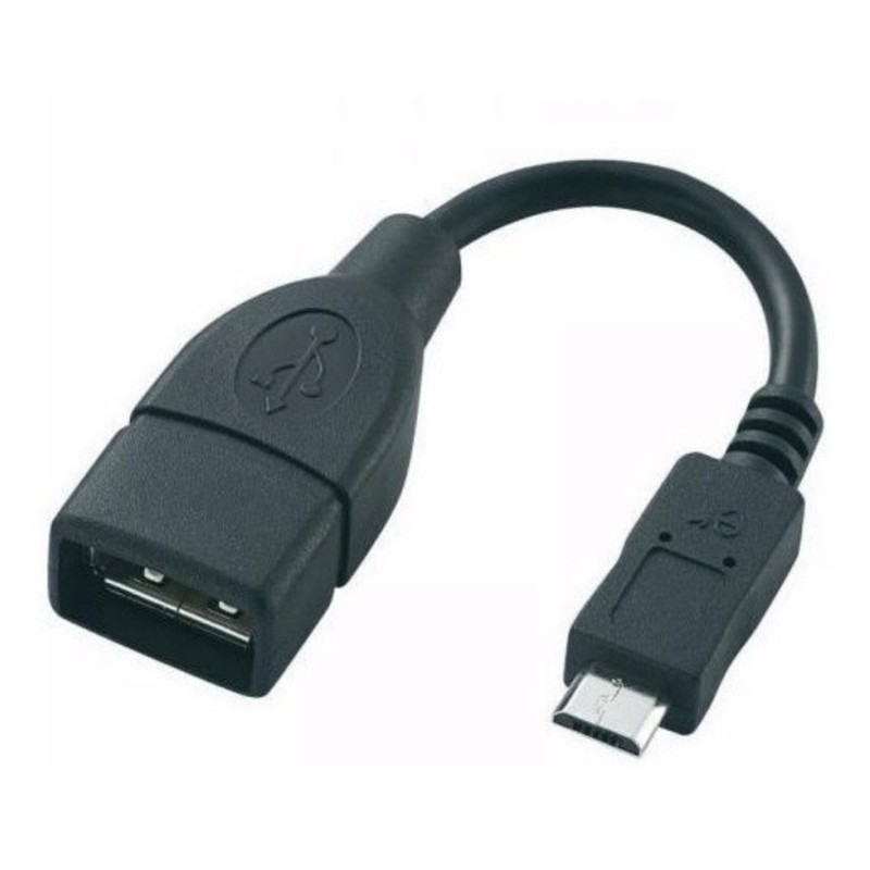 Adaptador Micro Usb Macho Usb Femea V8 Otg Modem Celular