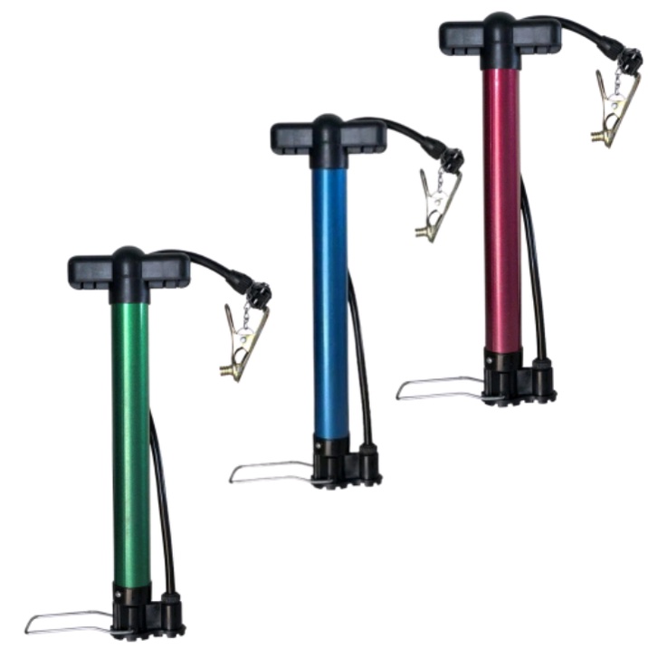 Bomba De Ar Manual Para Encher Pneu Moto Carro Bicicleta Bike Boia Bola de Futebol carrinho de mão