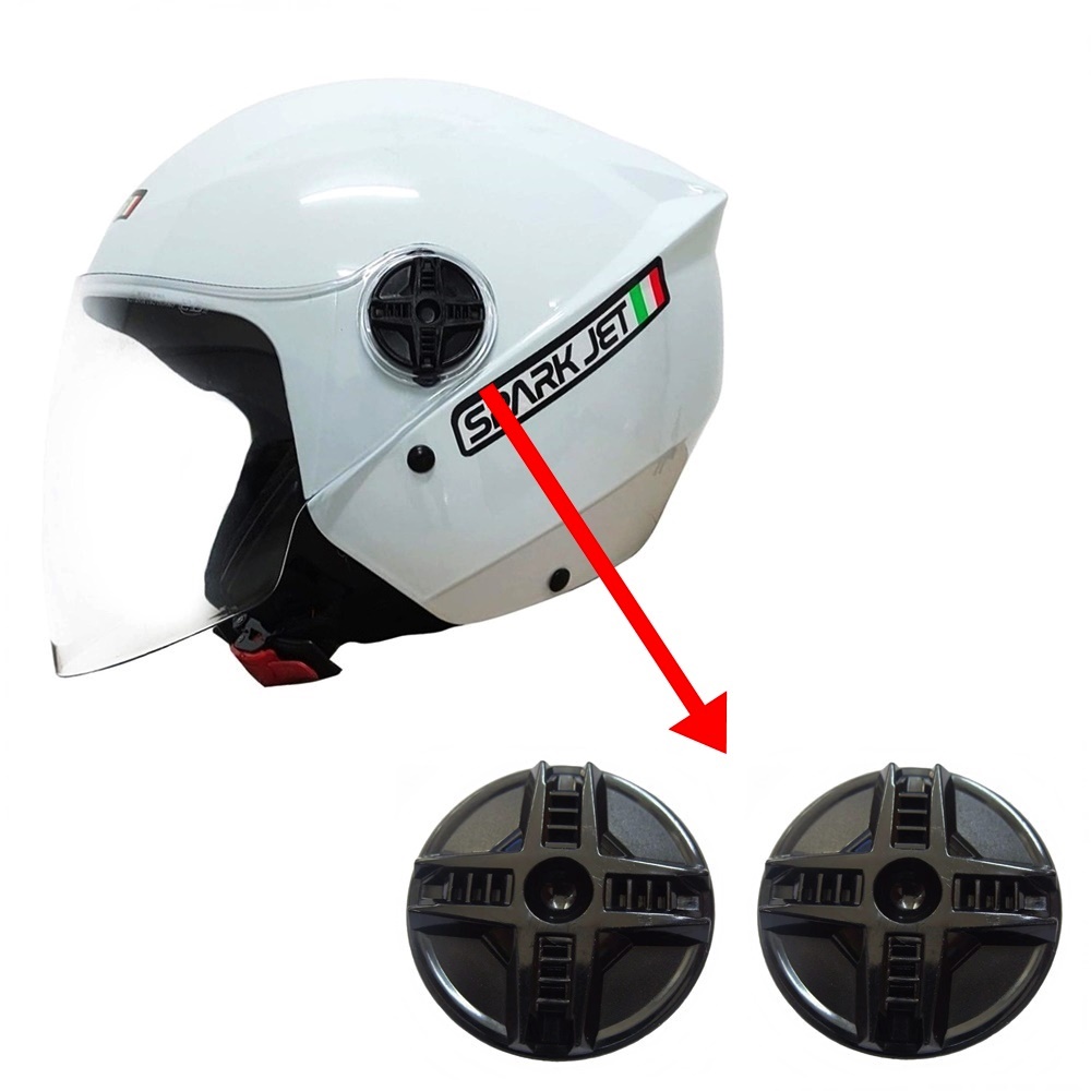 REPARO DA VISEIRA PARAFUSO PINO CAPACETE EBF JET ABERTO ( PAR ) ORIGINAL