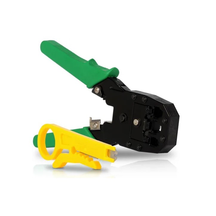 Alicate Para Crimpar Rj45 e Rj11 Cabo De Rede Mais Desencapar