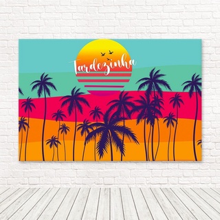 Painel Retangular Tecido Sublimado 3D Tardezinha 2,00x1,50 FRT-4184