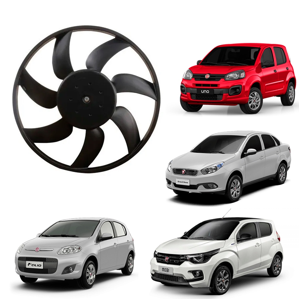 Eletroventilador Ventoinha Fiat Palio Grand Siena Uno Mobi