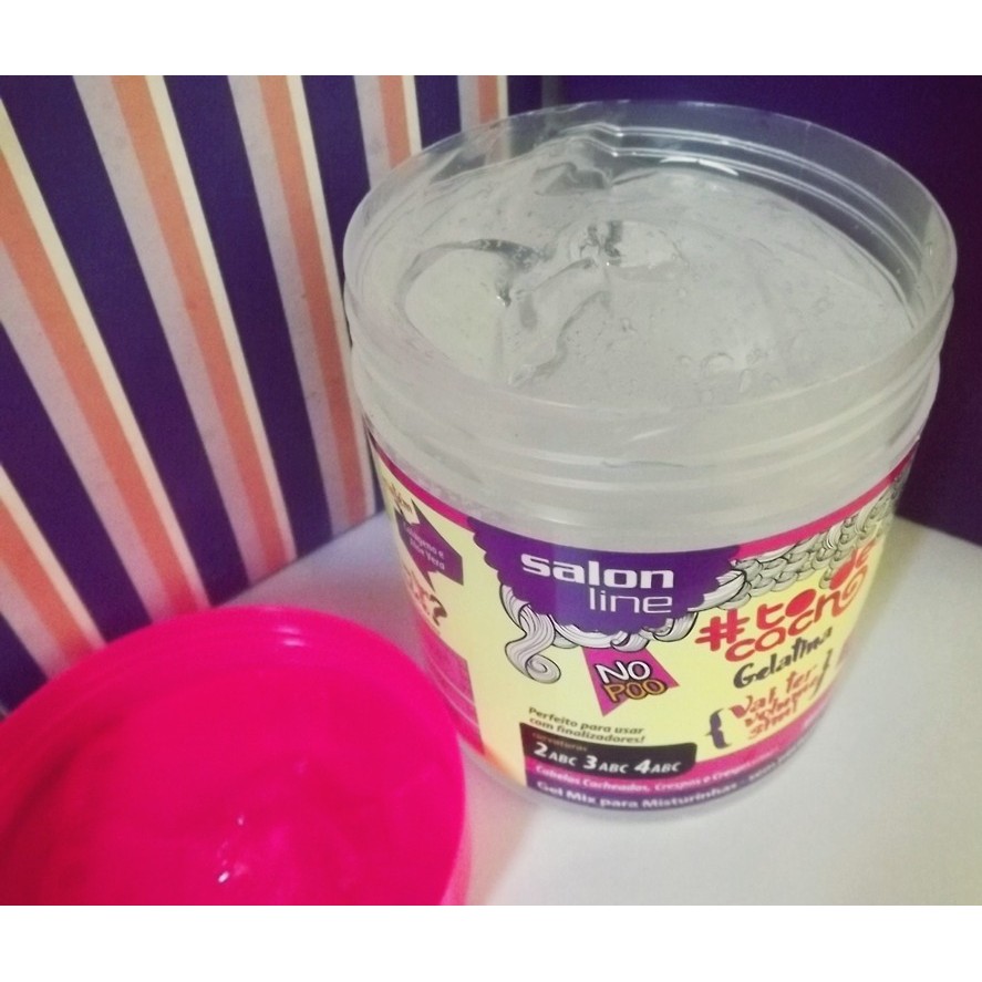 Gelatina Para Cabelos Cacheados Gel Mix Salon Line To De Cachos 550g Shopee Brasil