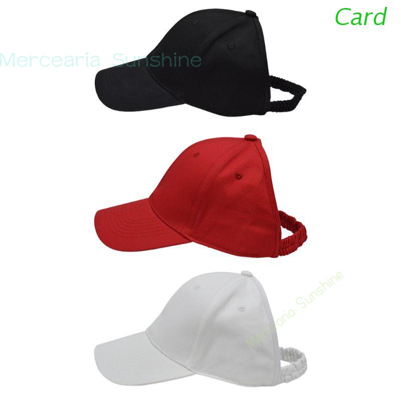 Boné Unissexo Elástico De Beisebol Sem Costas Para Rabo De Cavalo Coque em Oferta na Shopee