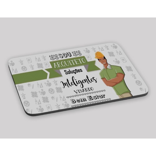 Mouse Pad  Presente Profissões - Sou Arquiteto - Arquitetura