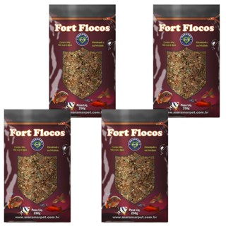 Ração Para Peixe Ornamentais Maramar Fort Flocos Água Doce Aquário 1kg Premium em Oferta na Shopee