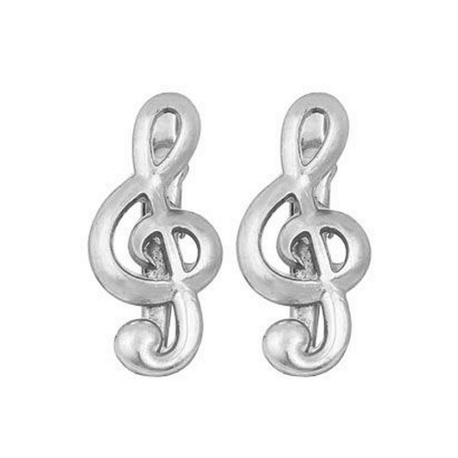 Prendedor de Partitura Clave de Sol Prata Hinário Livro Musical Bíblia Paganini PPT075