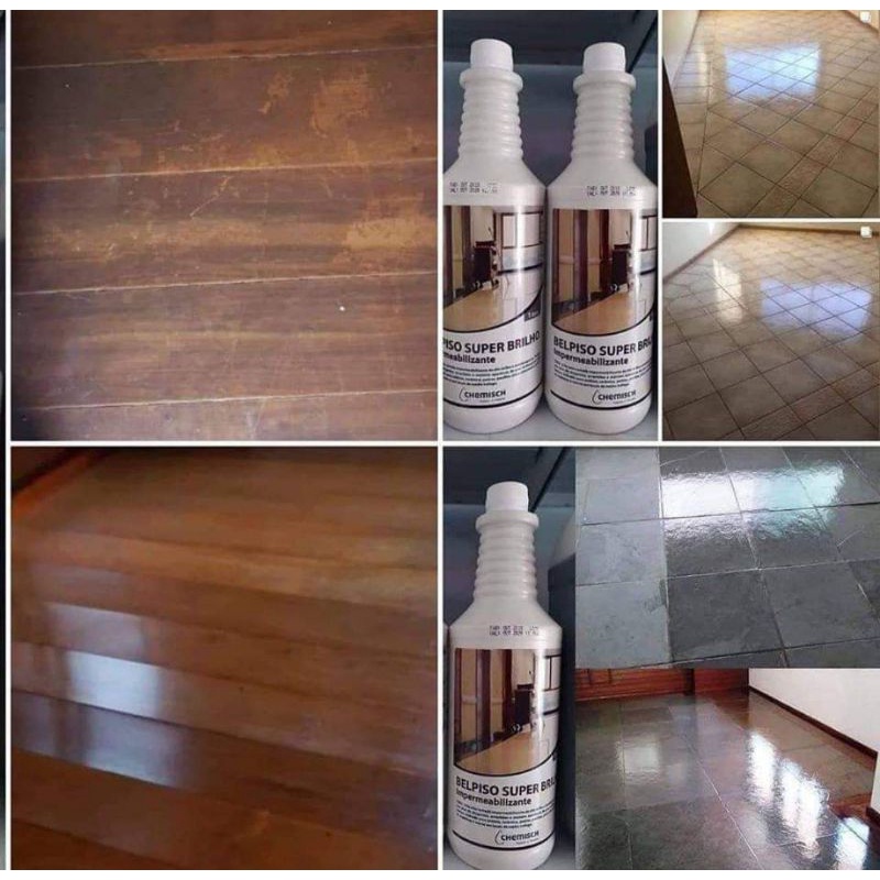 Cera Impermeabilizante Bel Piso Super Brilho Protege Piso de Sujeiras Desgastes Efeito molhado