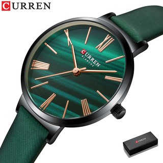 CURREN Fashion Luxury Ladies Watch Leather Quartz Waterproof 9076