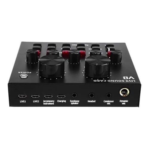 Smart Conjunto Interface V8 Mesa De Som Podcast E Lives