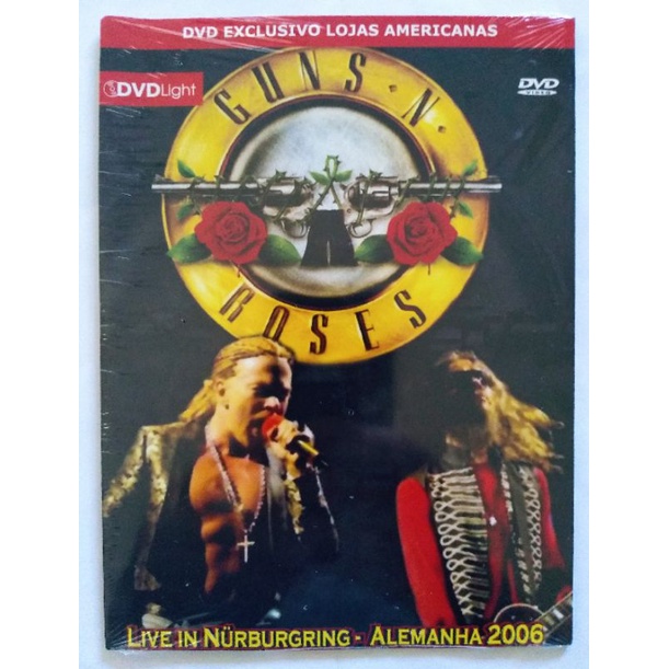 Dvd Guns N' Roses - Live In Alemanha 2006 - Lacrado e Original.(RARIDADE)  dvd light.