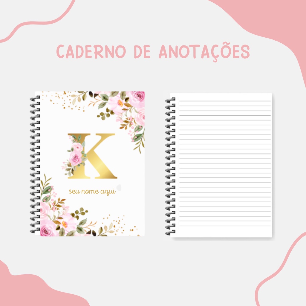Caderno Personalizado / Mini caderno / Notas / Caderno de Anotações