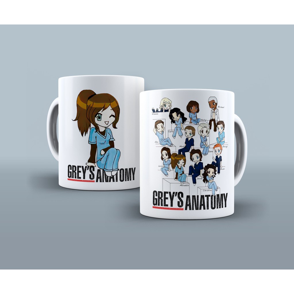 CANECA DE PORCELANA DA SÉRIE GREY"S ANATOMY