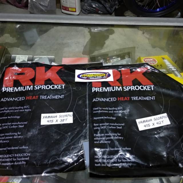 Corrida Traseira rk takasago Scorpio , vixion , mxking , byson 415-38,42T