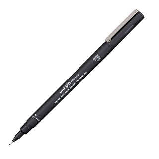 Caneta Nankin Uni Pin fine line 0.4 Preto Mitsubishi