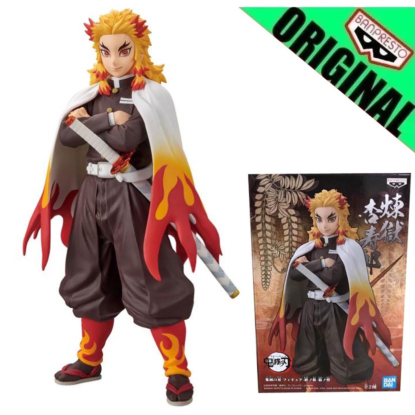 Boneco Demon Slayer Kimetsu no Yaiba Kyojuro Rengoku Vol 10 Bandai ...