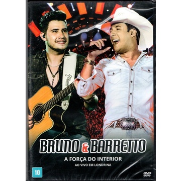 Dvd Bruno E Barretto A Força Do Interior Ao Vivo Em Londrina