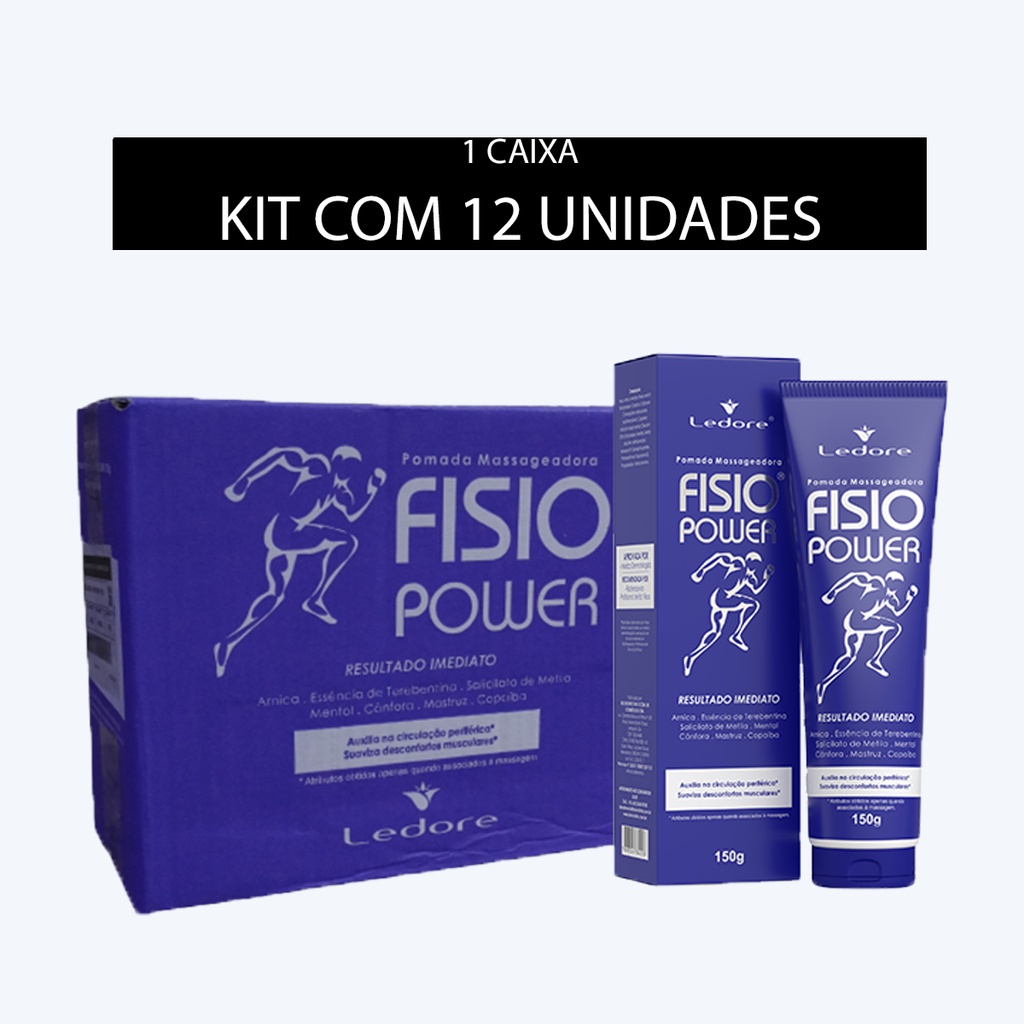 Pomadas Massageadora Fisio Power G Ledore Bio Instinto Shopee Brasil