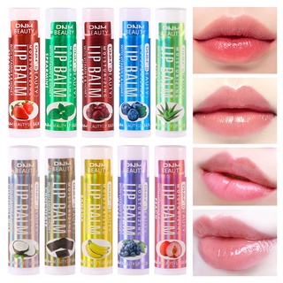 Bálsamo labial de 18 cores de alta qualidade/uma variedade de bálsamo labial hidratante com sabor de frutas/bálsamo labial hidratante de longa duração e primer