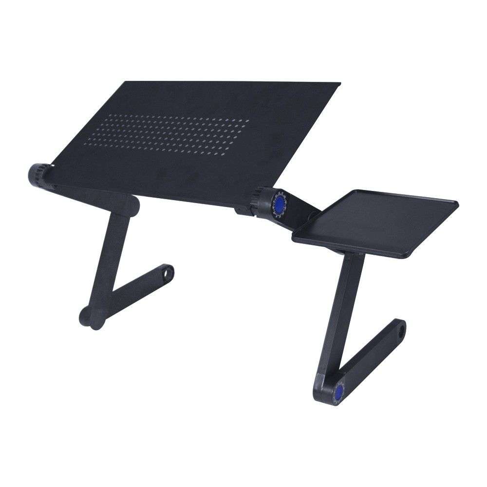 Suporte articulado para notebook com mousepad | Preto