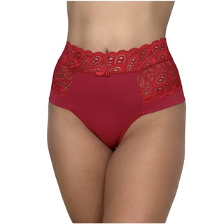 Calcinha Tanga Microfibra Lingerie Lisa Com Renda