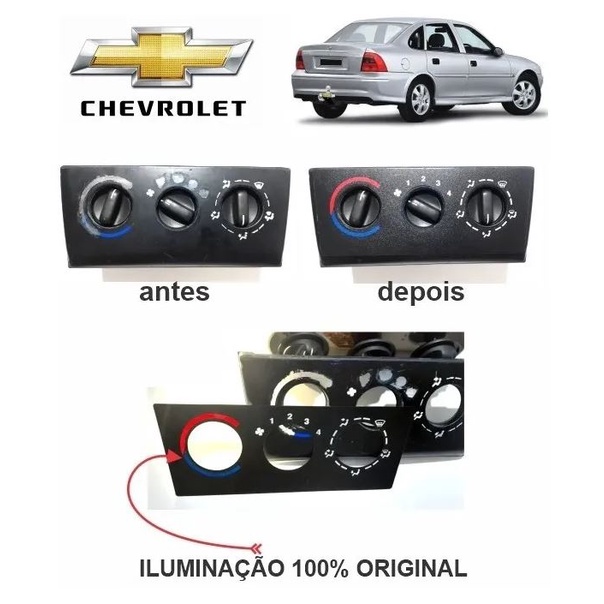 Comando Ar Condicionado Gm Vectra 98/05 Moldura 3m Chevrolet em Oferta na Shopee