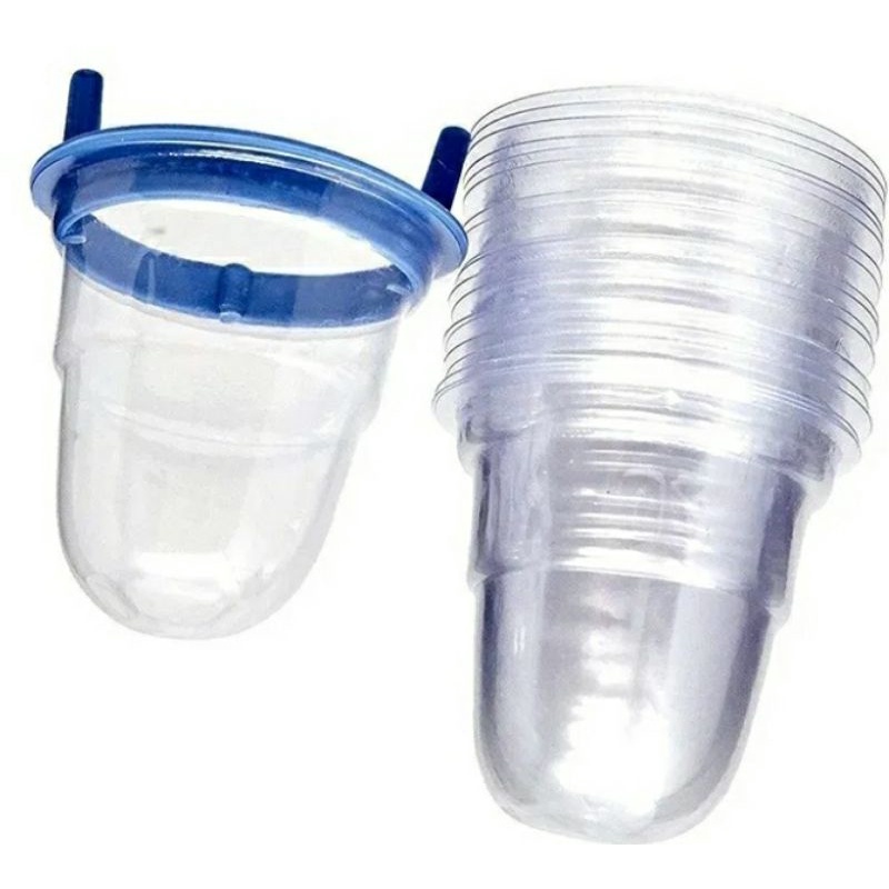 Kit 10 Copinhos + Anel Inalador Respiramax Ne-u700 Omron Ns