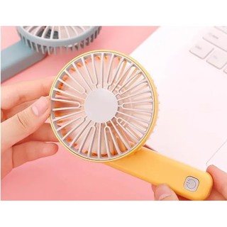 Mini Ventilador Portátil Mão E Mesa Usb Recarregável