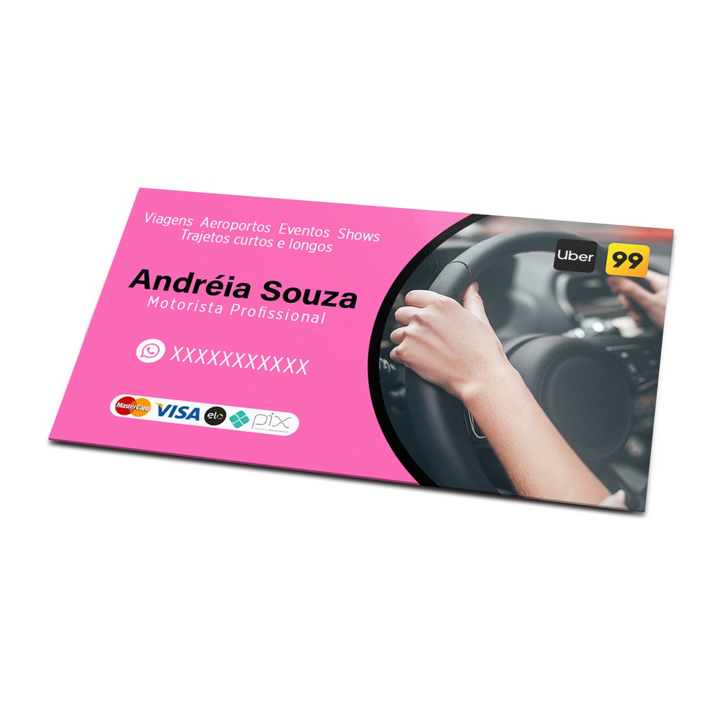 Cartão de Visita Para Motorista | Shopee Brasil