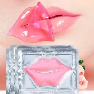 10 Máscaras Rosa Hidratante Labial Com Colágeno Boca Hidrogel