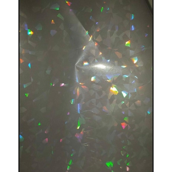 Bopp holográfico pedrinha / caquinho 21,5cm em Oferta na Shopee