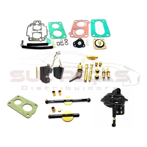 Reparo Completo 495 Weber Tldz Gol Voyage Parati 1.6 Alcool