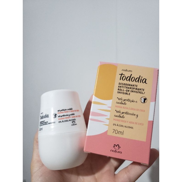 Desodorante Antitranspirante Rollon Natura NÃO MANCHA A ROUPA | Shopee ...