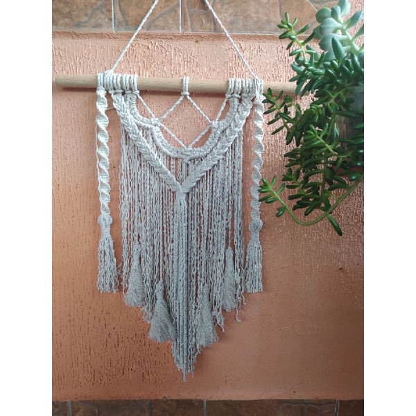 Mini painel macramê realeza 40cmx60cm