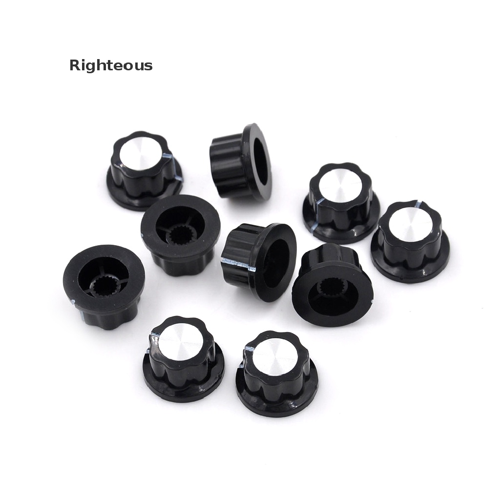 Righteous/ 10 Pcs Potentiometer Knob Rotary Control Turning Bakelite Knob Hole Dia 6mm Popular goods