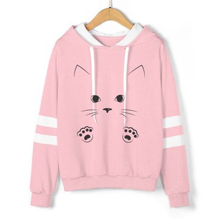 Moletom Infantil Listra Moda Kids Inverno Frio Gatinho F-15