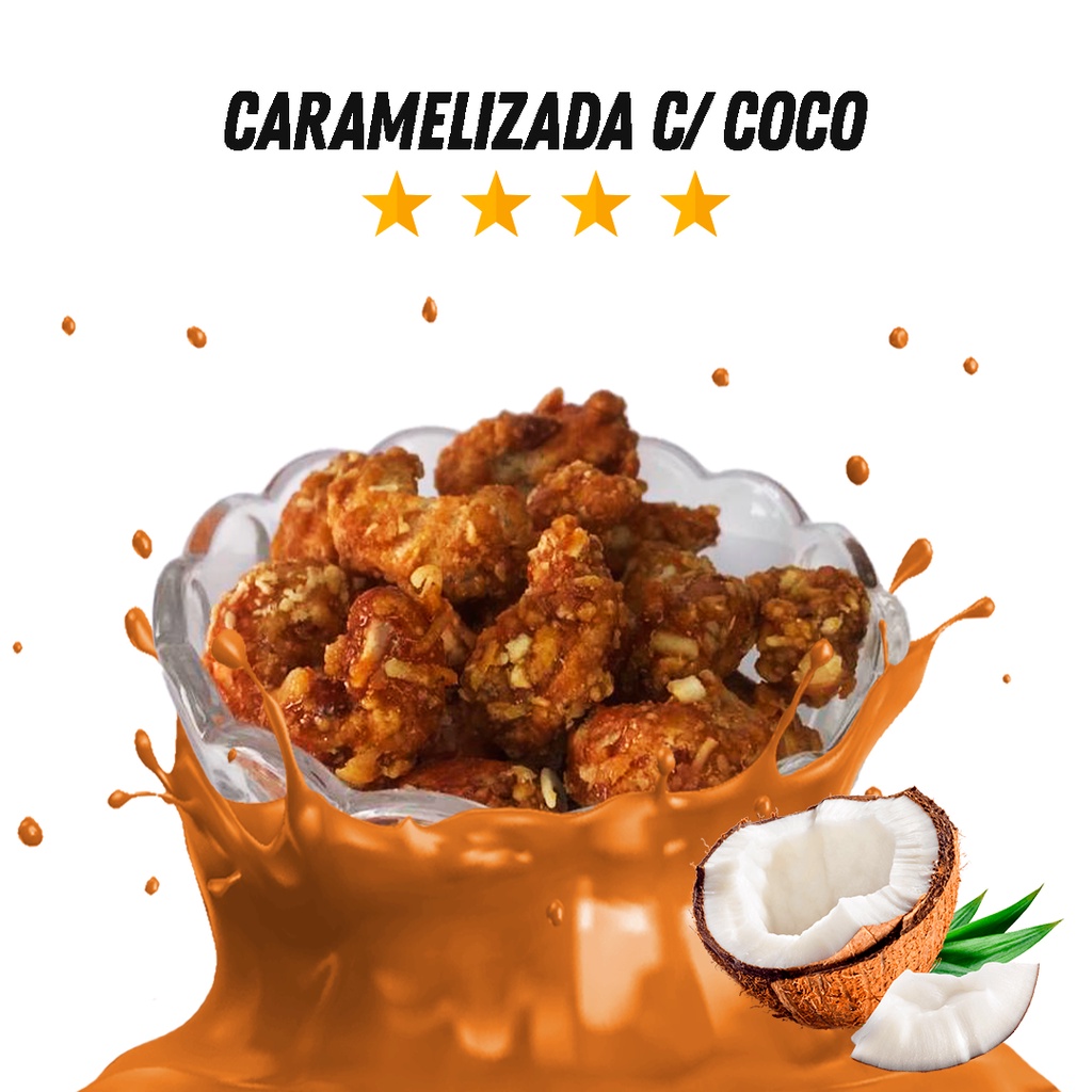 Castanha de Caju Caramelizada P&P - Vários Sabores · foto 2