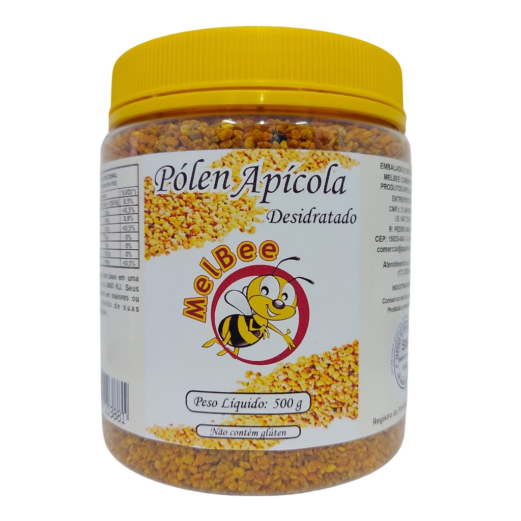 Pólen Apícola Desidratado - Pote 500 g