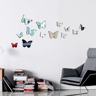 Espelho Para Decoração Borboletas Para Quarto Sala Cozinha 13 Unidades em Oferta na Shopee