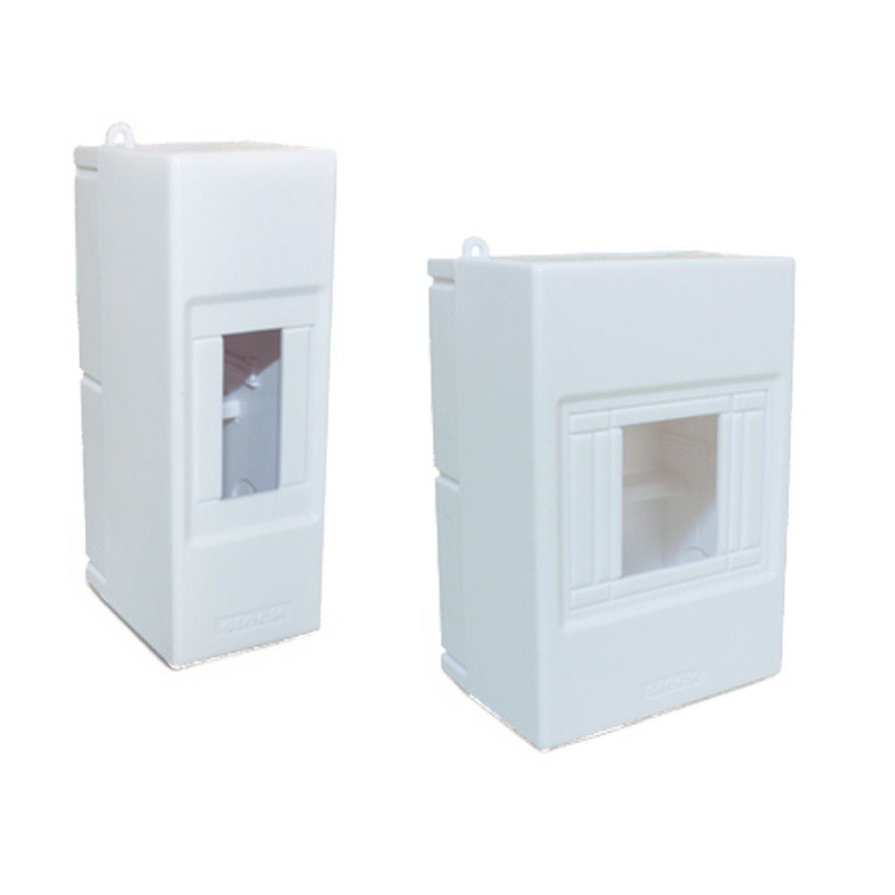 kit Caixa Quadro Steck Sobrepor Para 2 e 4 Disjuntores Din