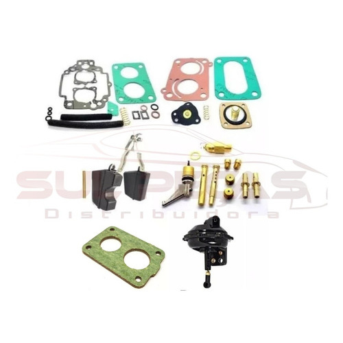 Kit Reparo Tldz Gol Voyage 1.8 Gasolina Weber 495 + Capsula 