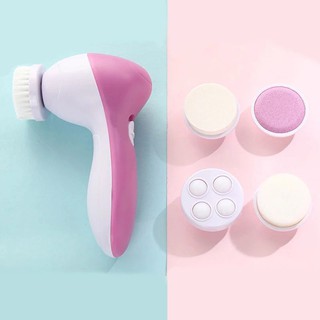 Escova Facial Elétrica Esfoliante limpeza Massageadora 5/1 Portátil
