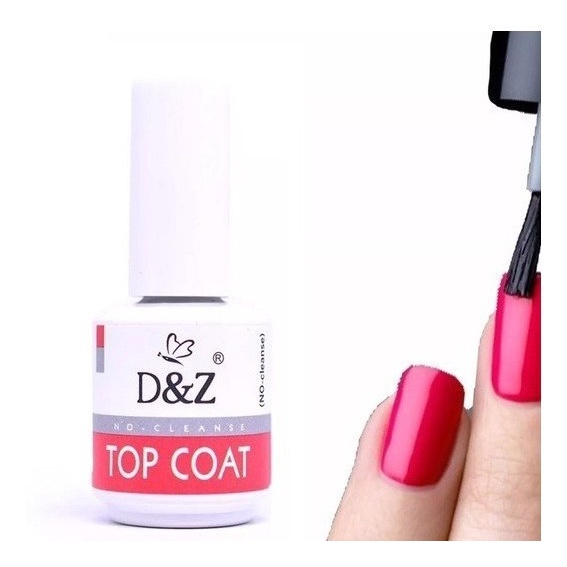 Top Coat D&z Porcelana Acrigel Extra Brilho Dez 15 ml