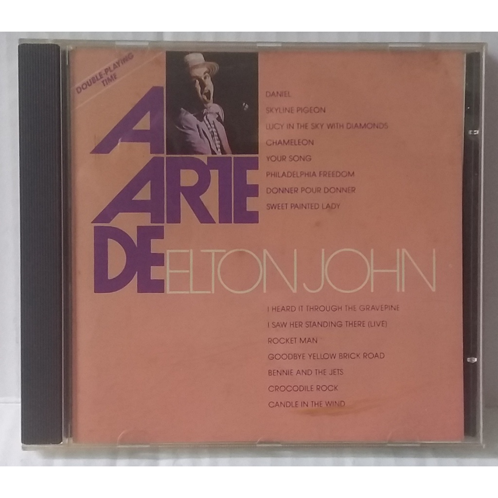 Cd Elton John  A Arte De Elton John 1986 USADO ÓTIMO ESTADO
