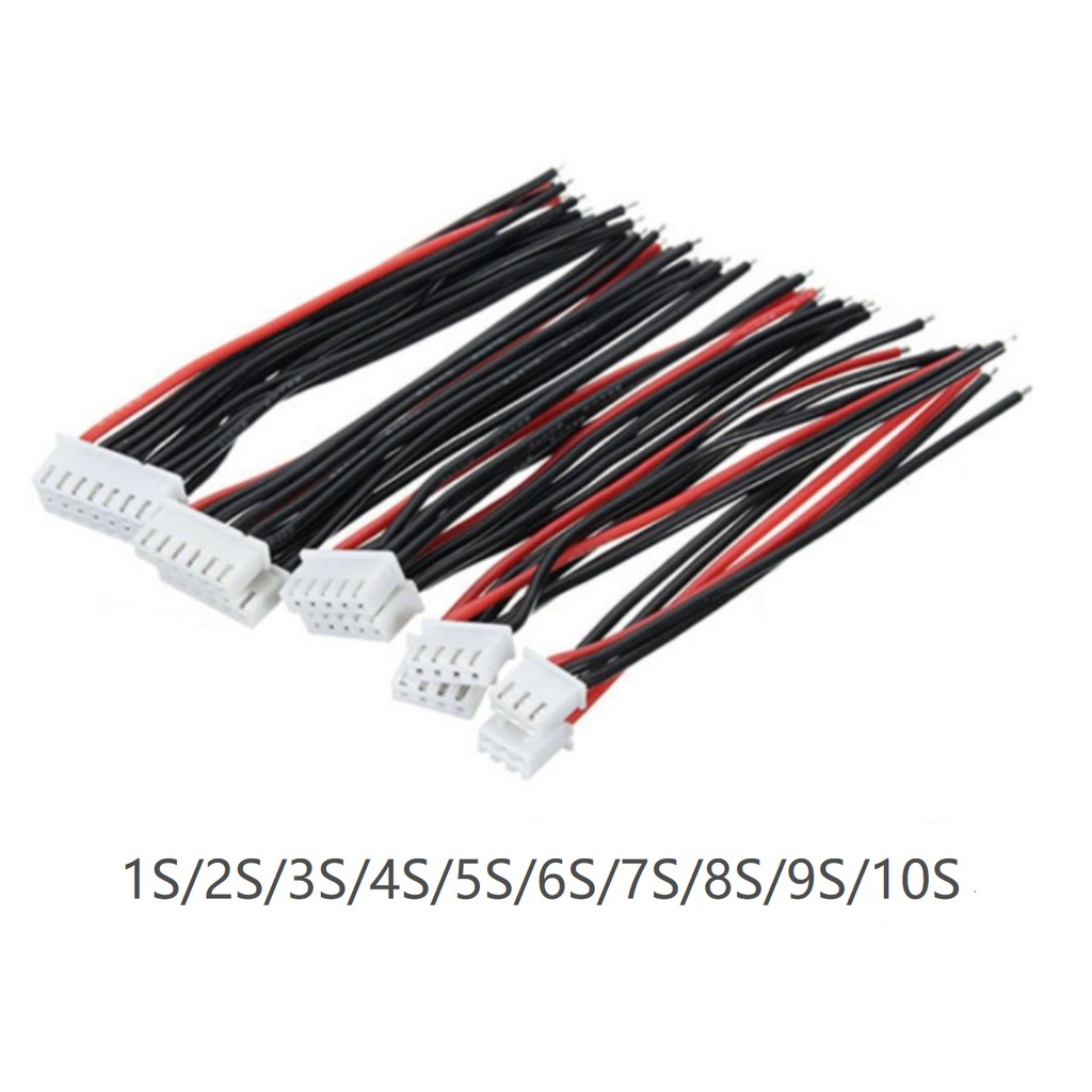 5 Pçs/Lote 1S 2S 3S 4S 5S 6S 7S 8S 9S 10S Lipo Bateria Carregador De Equilíbrio Cabo Plug Fio