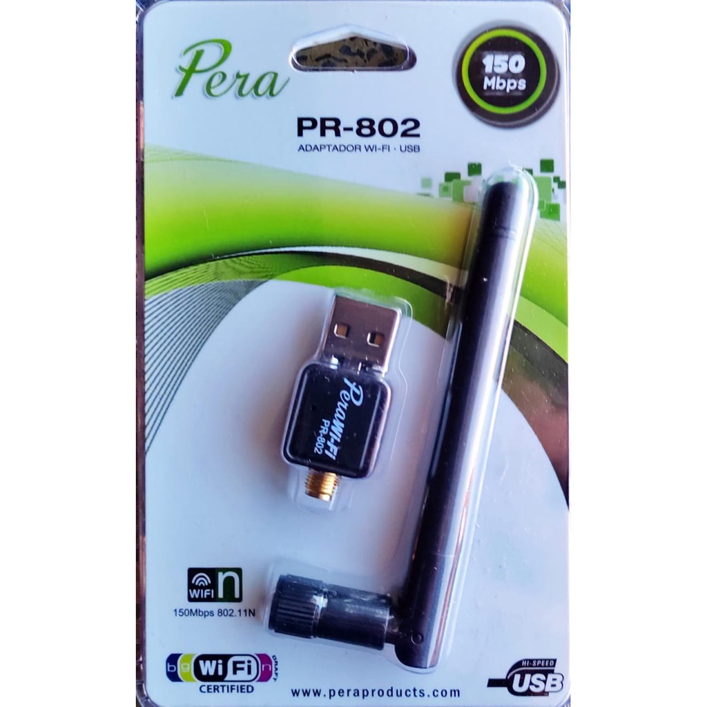 Adaptador Wifi Pera PR-802 150 MBPS