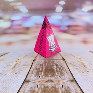 8 caixa cone pirâmide lembrancinha festas doces cores e temas CHÁ DE LINGERIE 82.9 em Oferta na Shopee